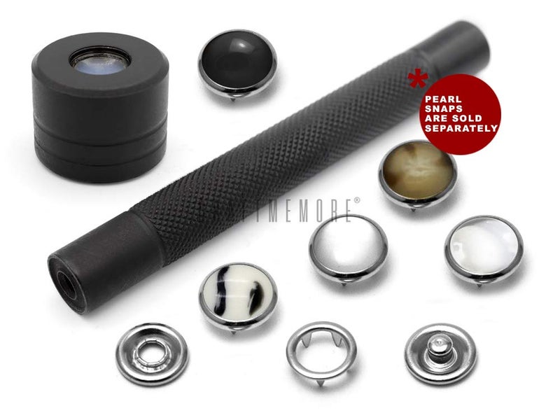 CRAFTMEMORE Snap Fastener Setting Tool for Pearl Snap Ring Fastener Buttons - Snaps NOT Included (Prong Snap Setter) - Image 1